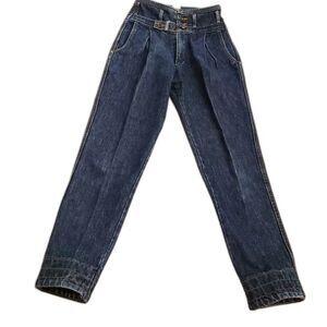 Vintage Rare Mer Wee International High-Waisted Blue Denim Jeans Size 0